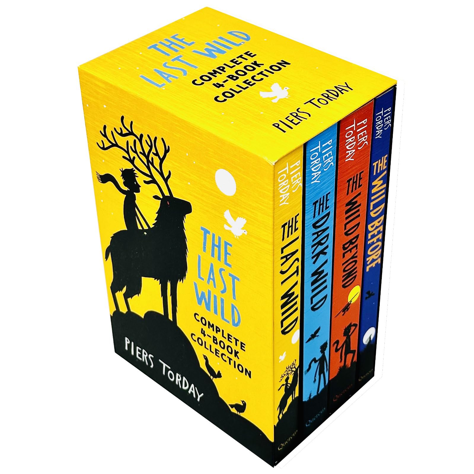 All four paperback books in The Last Wild series by Piers Torday shown together