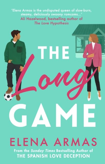 The Long Game paperback by Elena Armas, book one back cover with synopsis