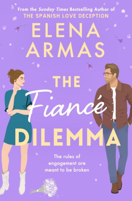 The Fiancé Dilemma paperback by Elena Armas, book two cover from the Long Game series