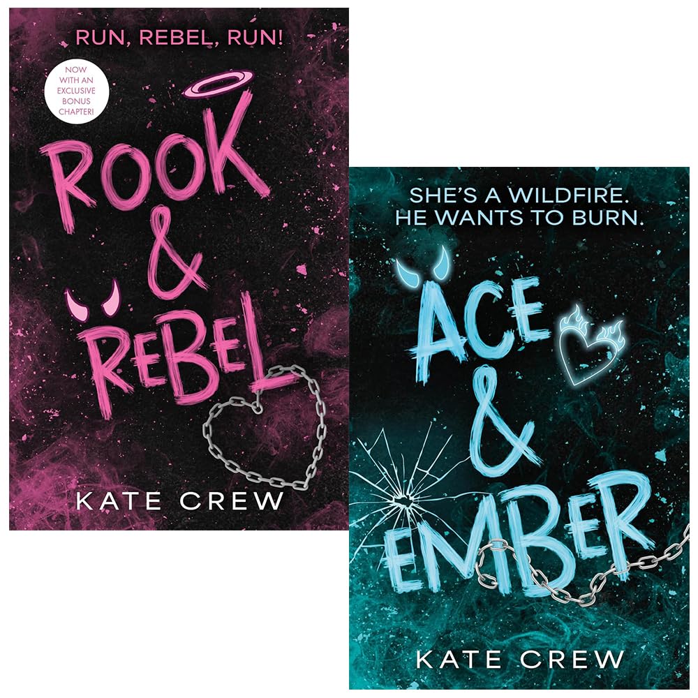 The Mavericks 2 Books Collection Set by Kate Crew - front cover of Rook & Rebel paperback