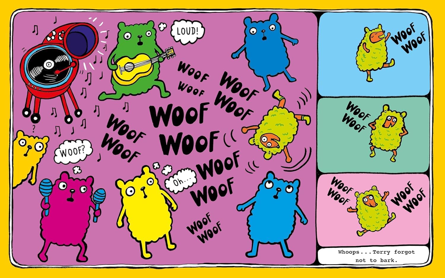 The Mubbles paperback books by Liz Pichon fanned out showing the Isle of Smile characters on both covers