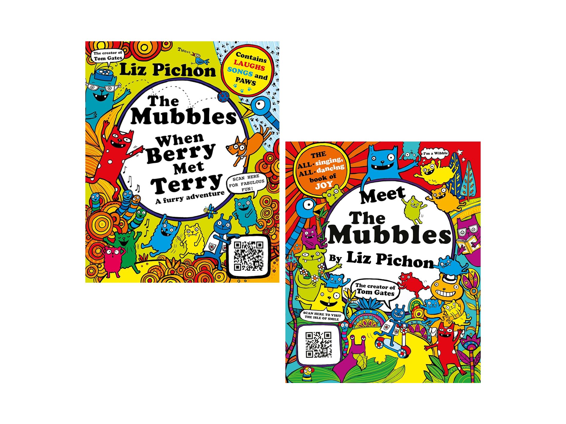 The Mubbles 2 Books Collection Set by Liz Pichon - front cover of Meet the Mubbles paperback graphic novel