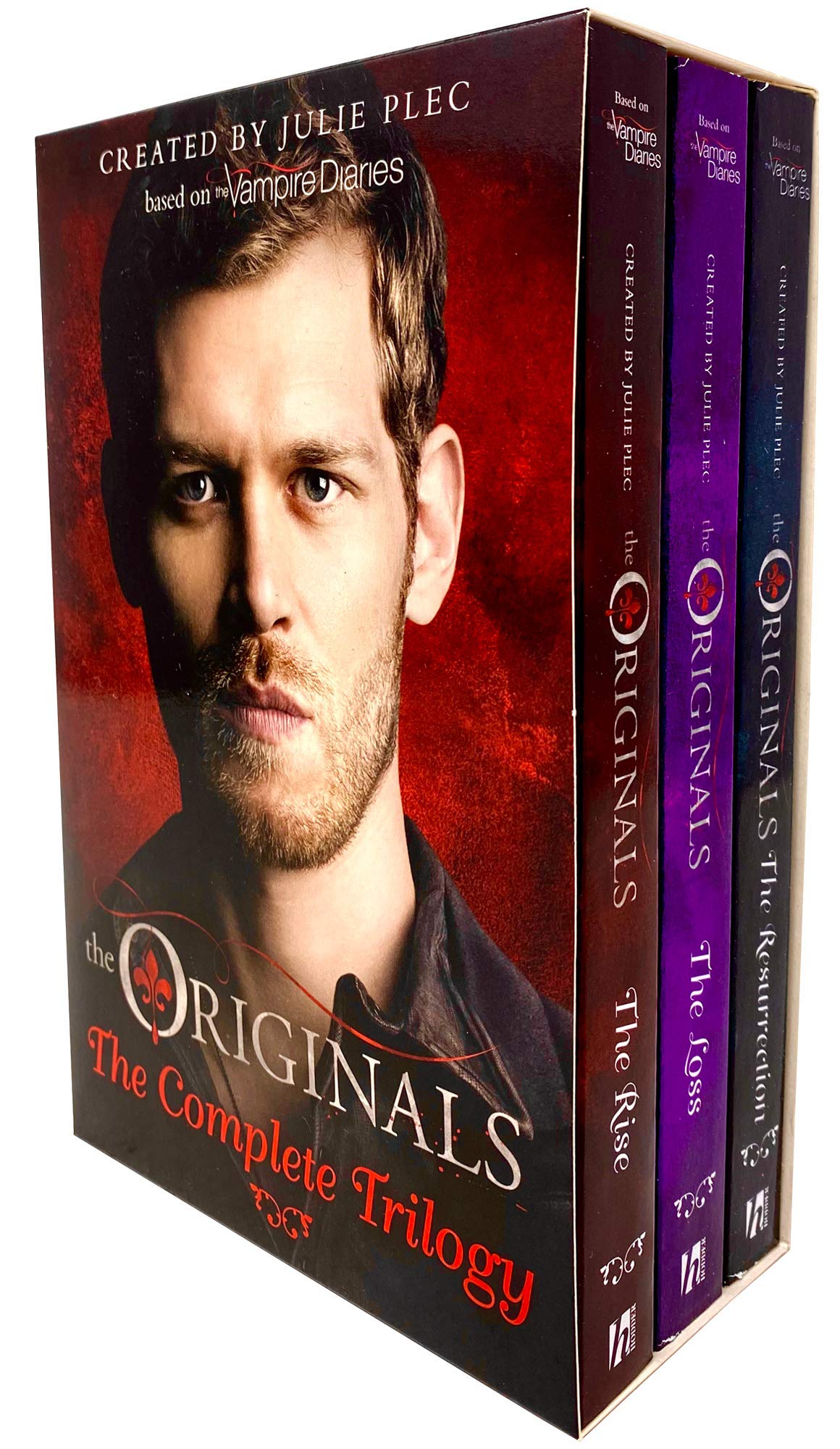 The Originals Series Complete Trilogy by Julie Plec - front cover of the 3-book paperback collection set (The Rise, The Loss, The Resurrection)