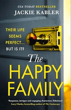 The Happy Family by Jackie Kabler paperback back cover with synopsis and reader reviews