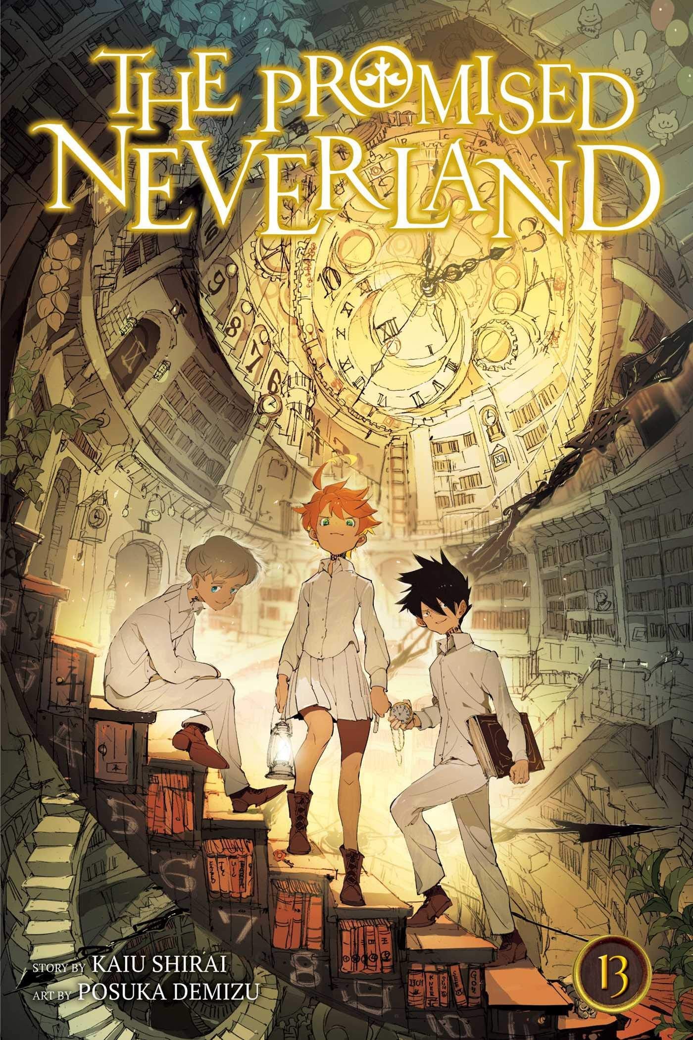 The Promised Neverland Vol. 13 paperback front cover, VIZ Media manga series