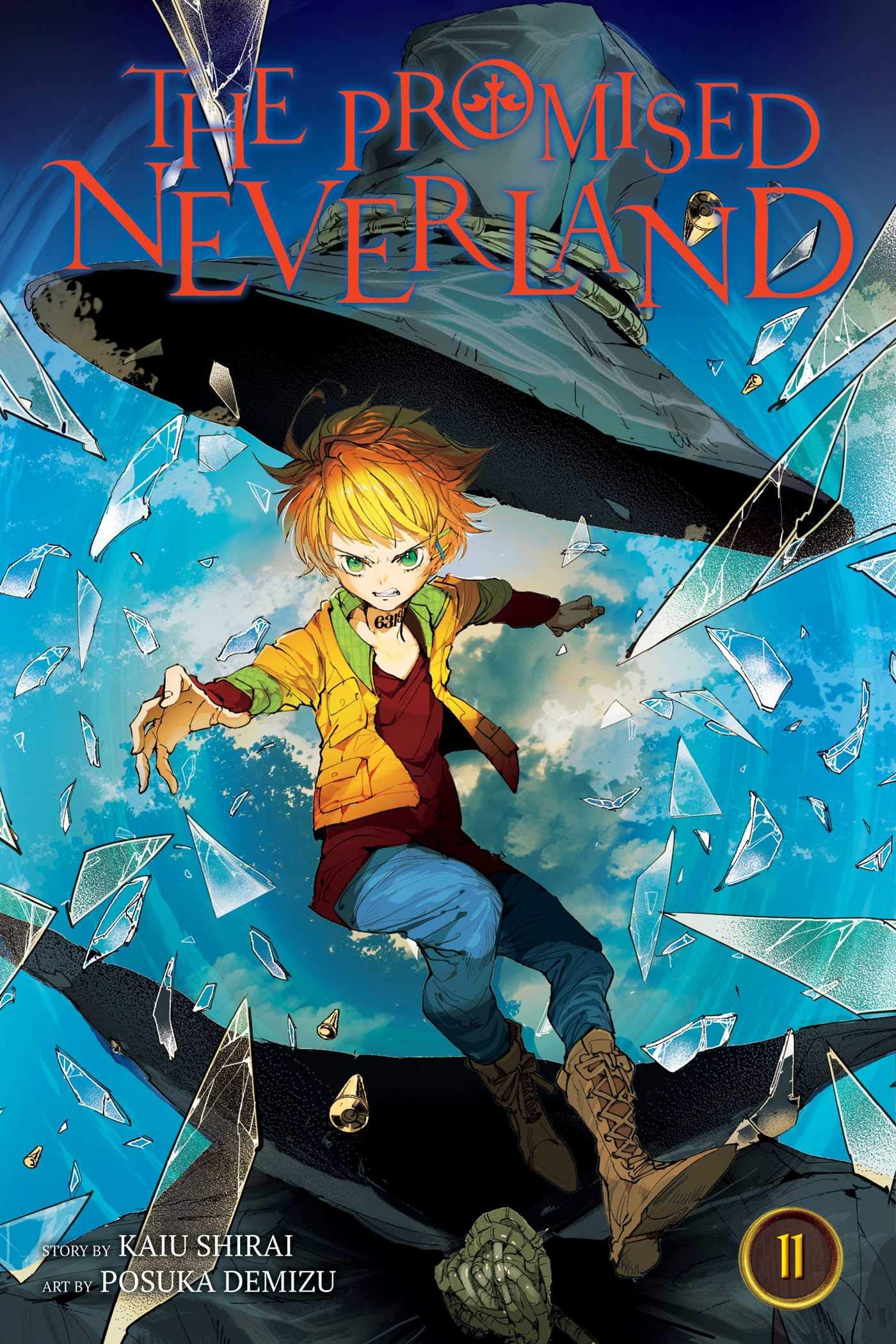 The Promised Neverland Vol. 15 paperback front cover, final volume in this 5-book set