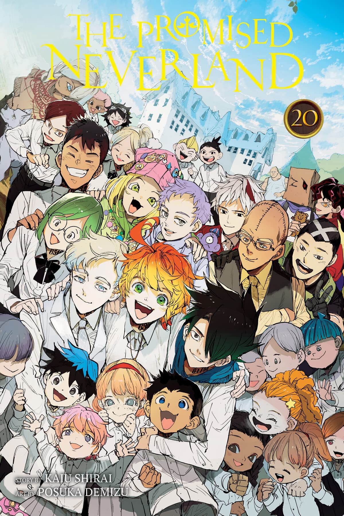 The Promised Neverland Volume 17 paperback front cover, The Imperial Capital Battle, part of the 5-book set
