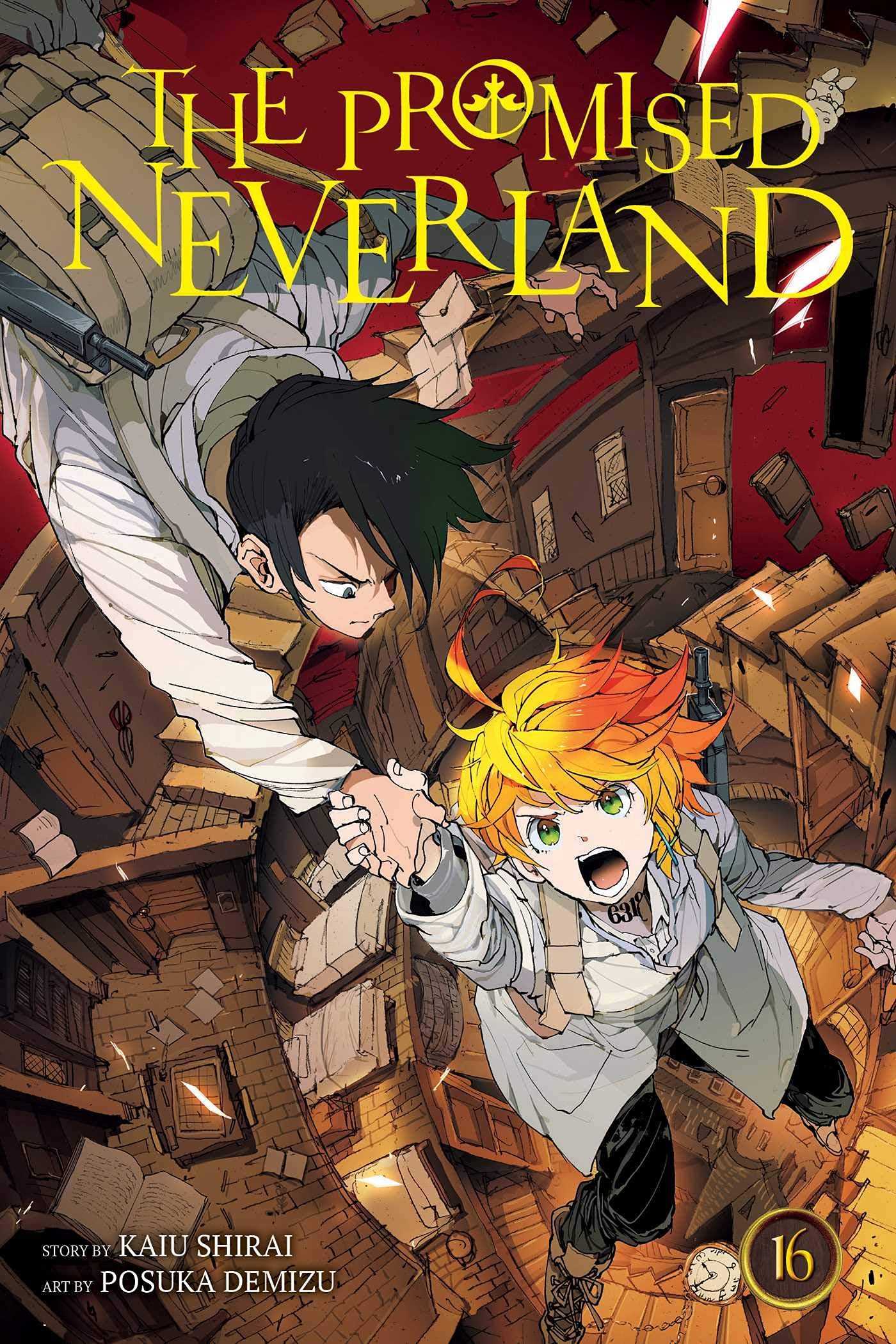 The Promised Neverland Volume 19 paperback front cover, part of the final story arc box set
