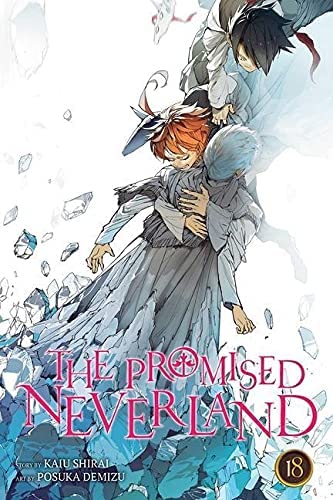 All five paperback volumes of The Promised Neverland Vol. 16-20 collection set fanned out together