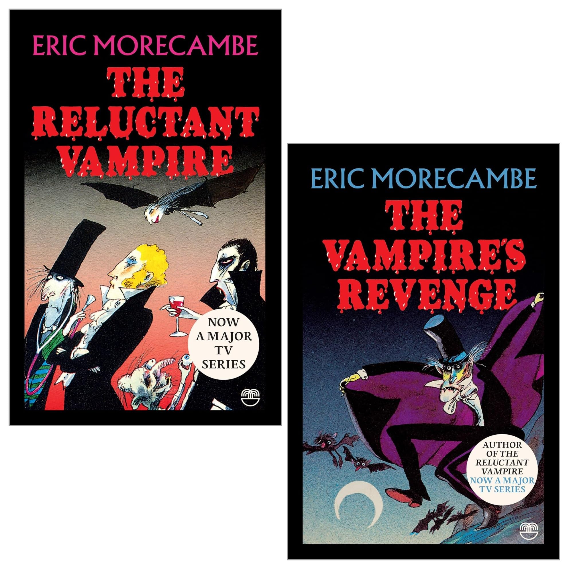 Front cover of The Reluctant Vampire Series 2 Books Collection Set by Eric Morecambe, paperback