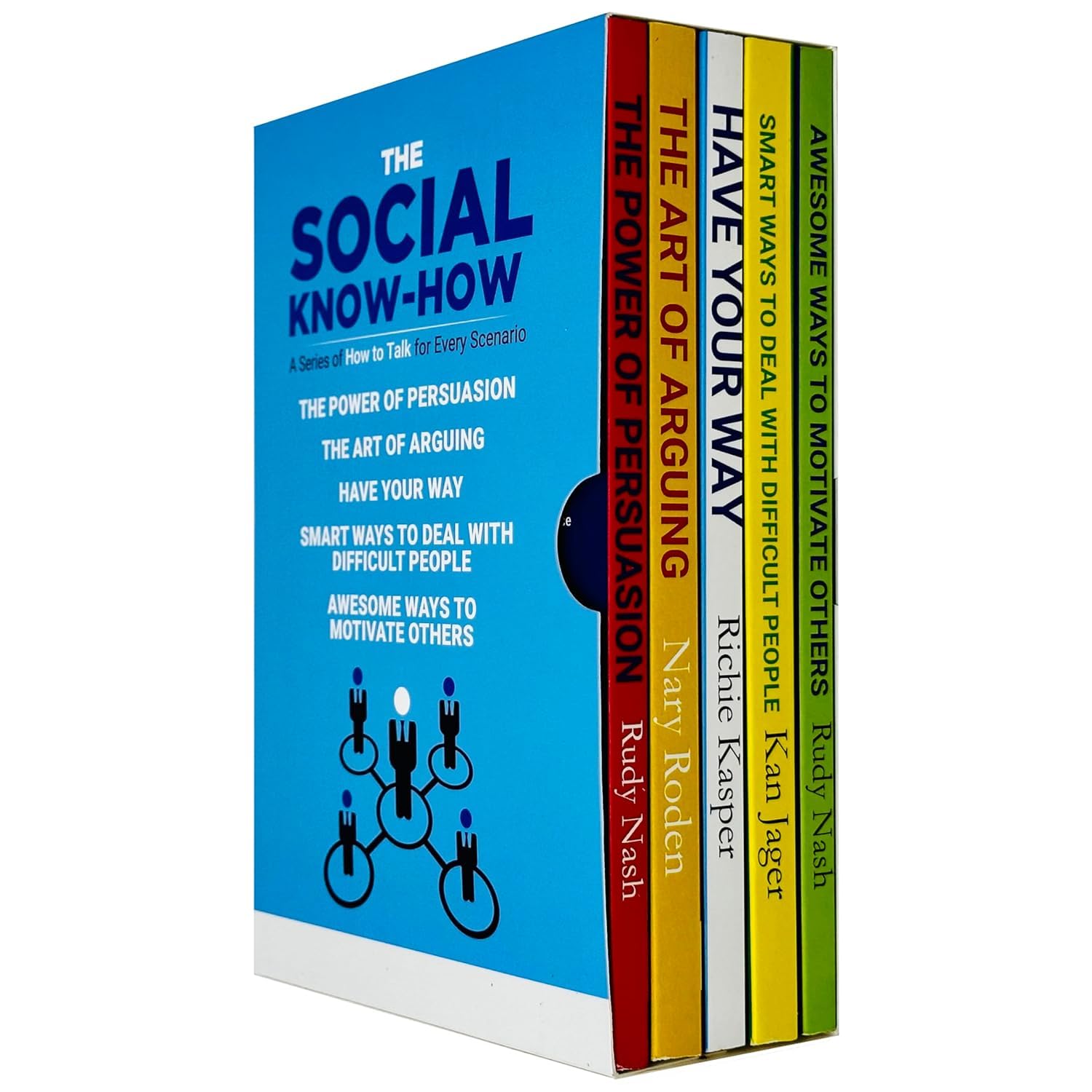 The Social Know-How 5 Books Collection Set by Rudy Nash - front cover of the paperback box set