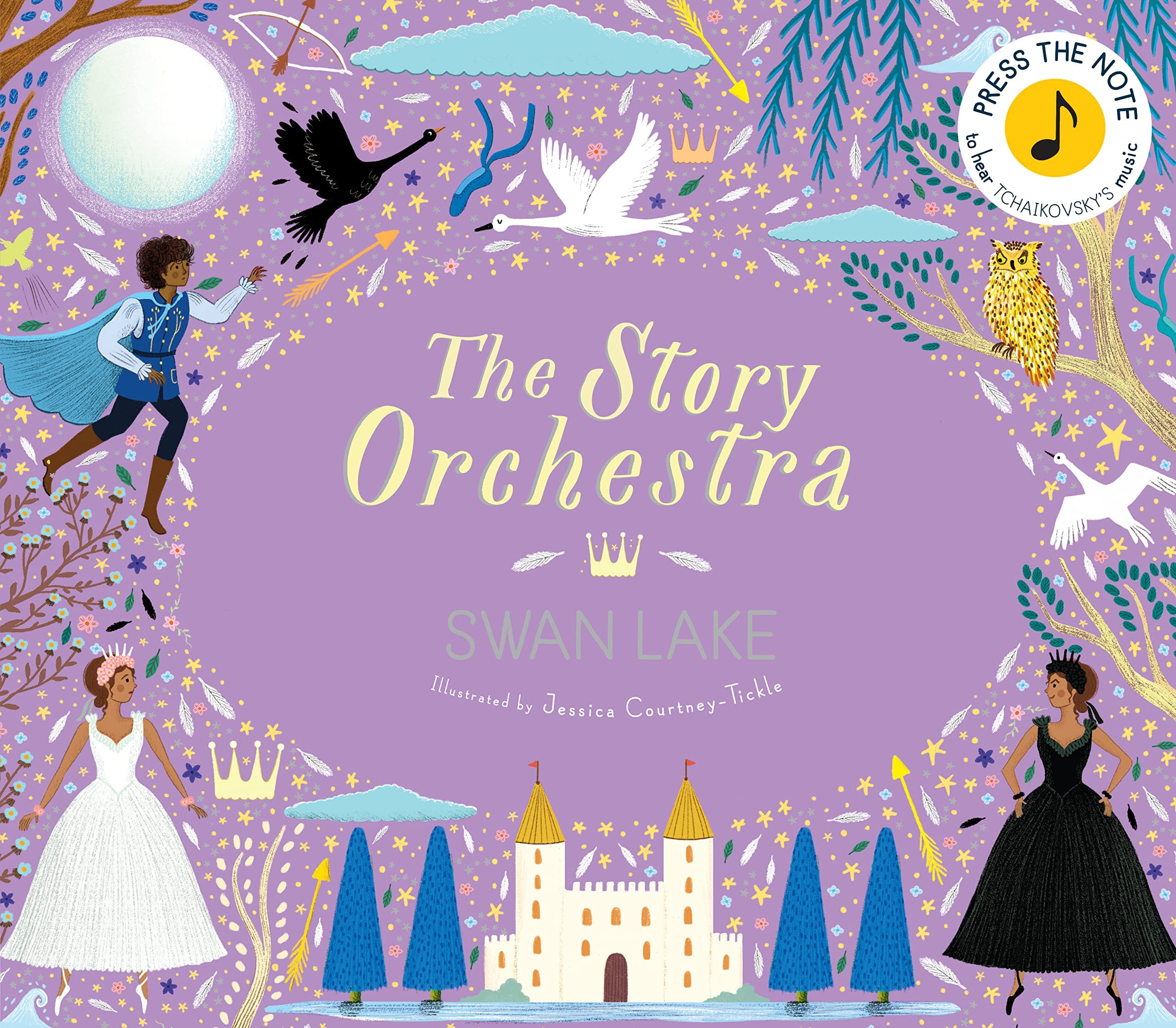The Story Orchestra 3-book set fanned out to show colorful illustrated covers of Swan Lake, Carnival of the Animals, and The Magic Flute.