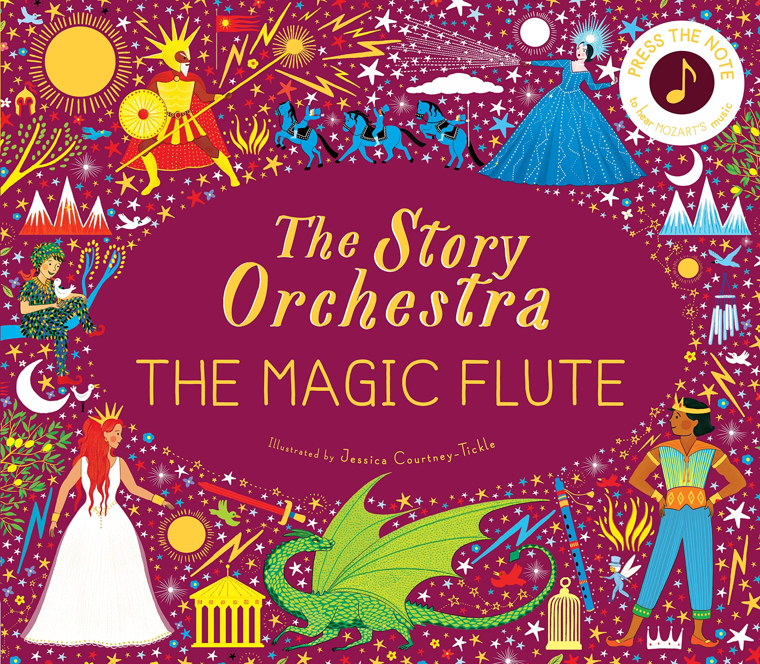 Back covers of The Story Orchestra 3-book hardback collection by Jessica Courtney-Tickle with series description and age guidance.