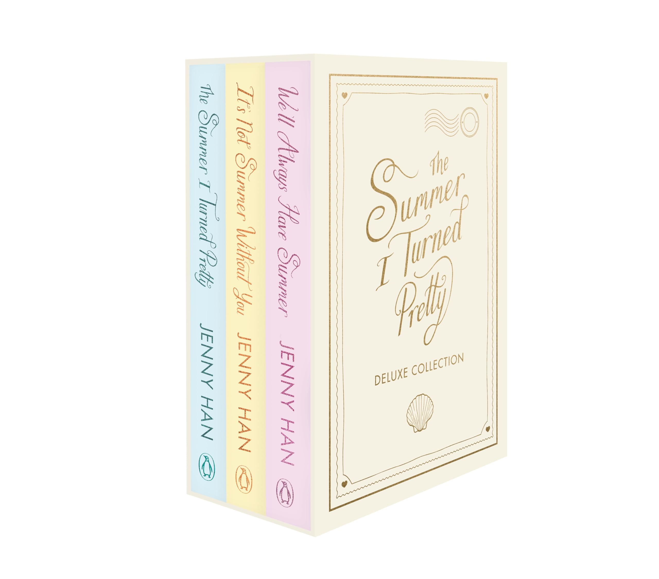 The Summer I Turned Pretty 3 book hardback collection set by Jenny Han, front cover of boxed set