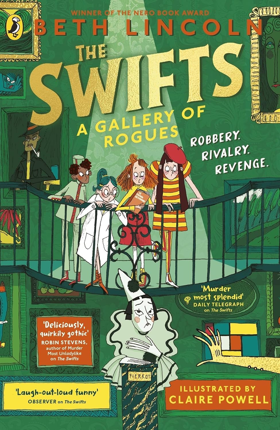 The Swifts: A Garden of Vipers paperback cover, third book in Beth Lincoln's middle-grade mystery series