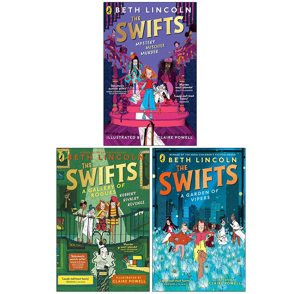 The Swifts 3 Books Collection Set by Beth Lincoln - front covers of all three paperback books