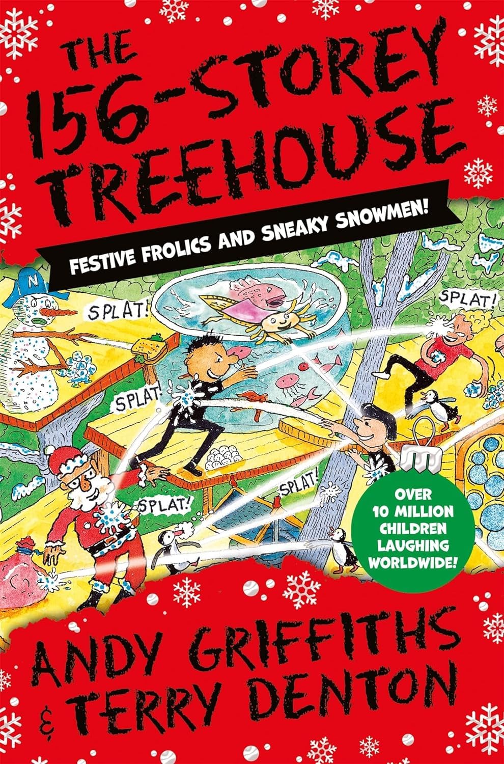 Close-up of a higher-numbered Treehouse paperback cover, such as The 91-Storey Treehouse, from the collection set