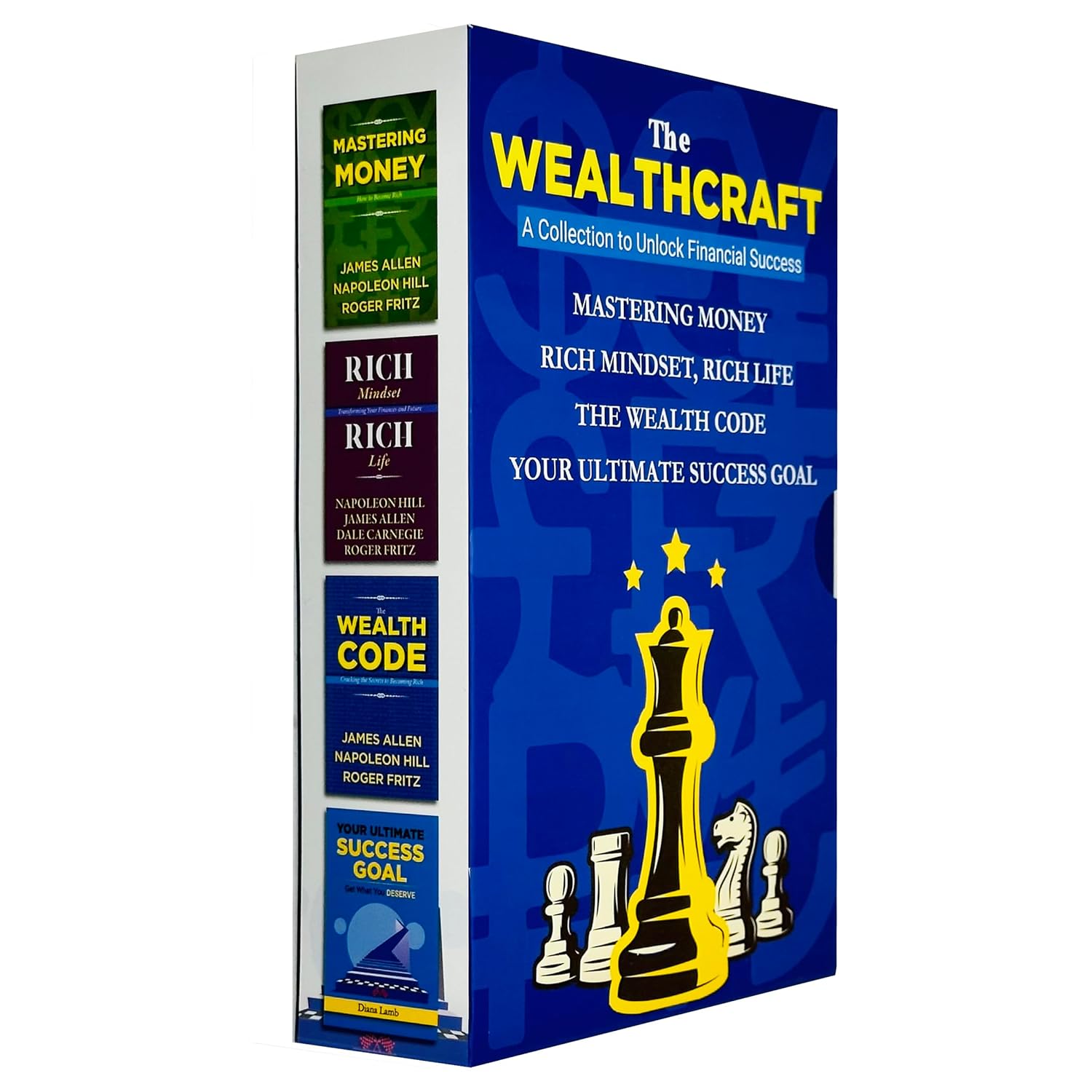 Mastering Money paperback cover from The Wealthcraft Collection by Napoleon Hill, James Allen and Roger Fritz