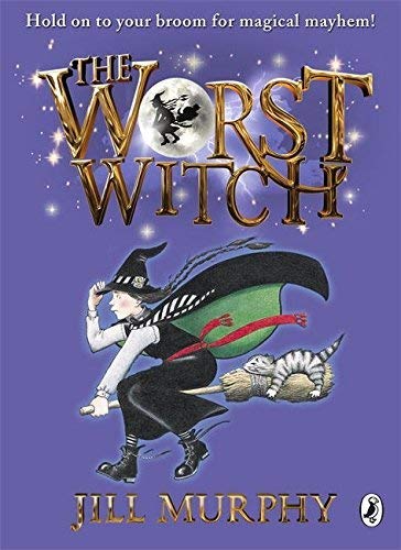 The Worst Witch 7-book paperback set - all seven titles fanned out showing spines and covers