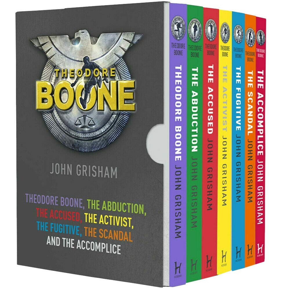 Theodore Boone 7 Books Collection Set by John Grisham - front cover of the paperback box set