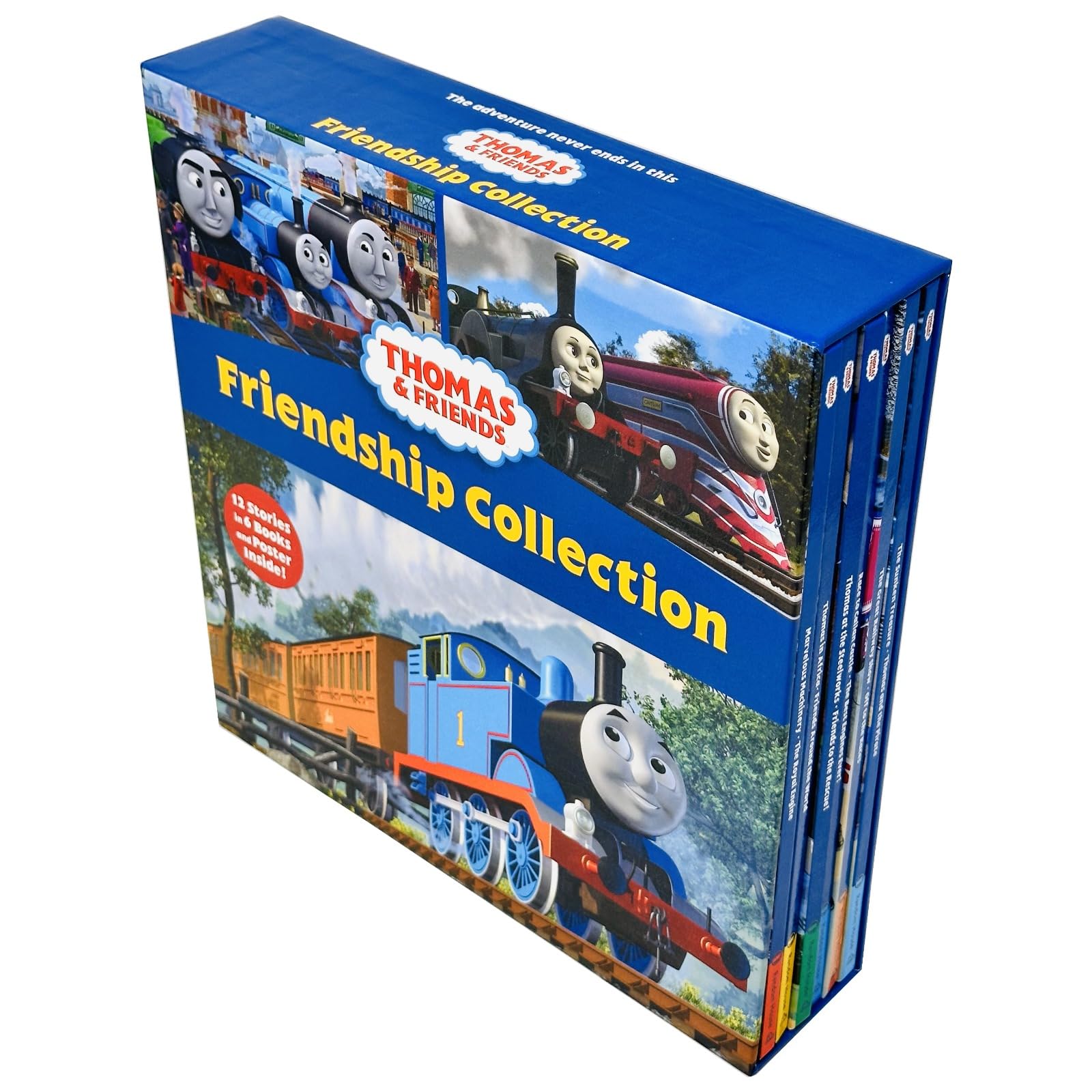 Thomas & Friends Friendship Collection 6-book hardback box set front cover with Thomas the Tank Engine