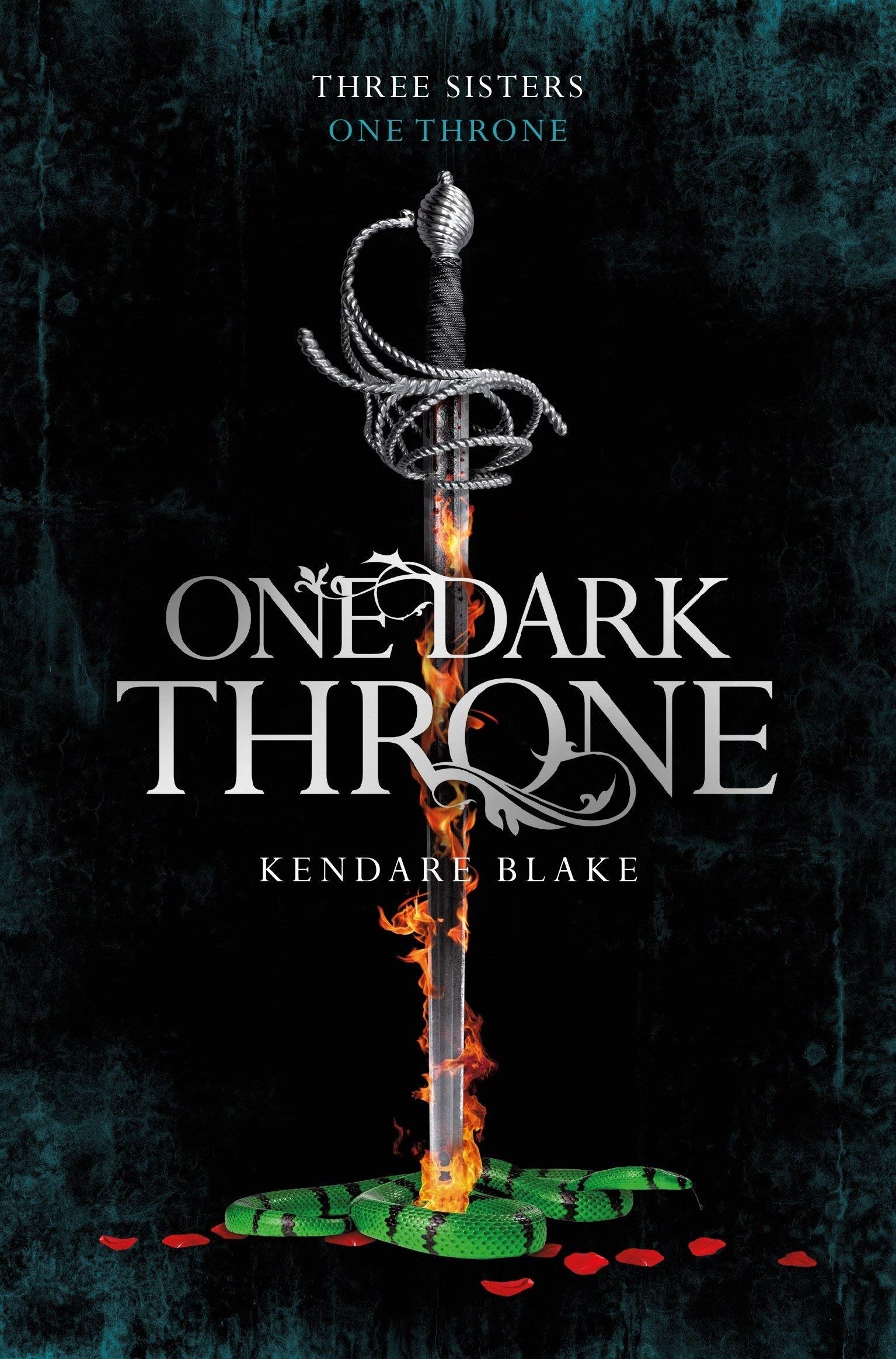 Two Dark Reigns and Five Dark Fates paperback covers from the Three Dark Crowns young adult fantasy series