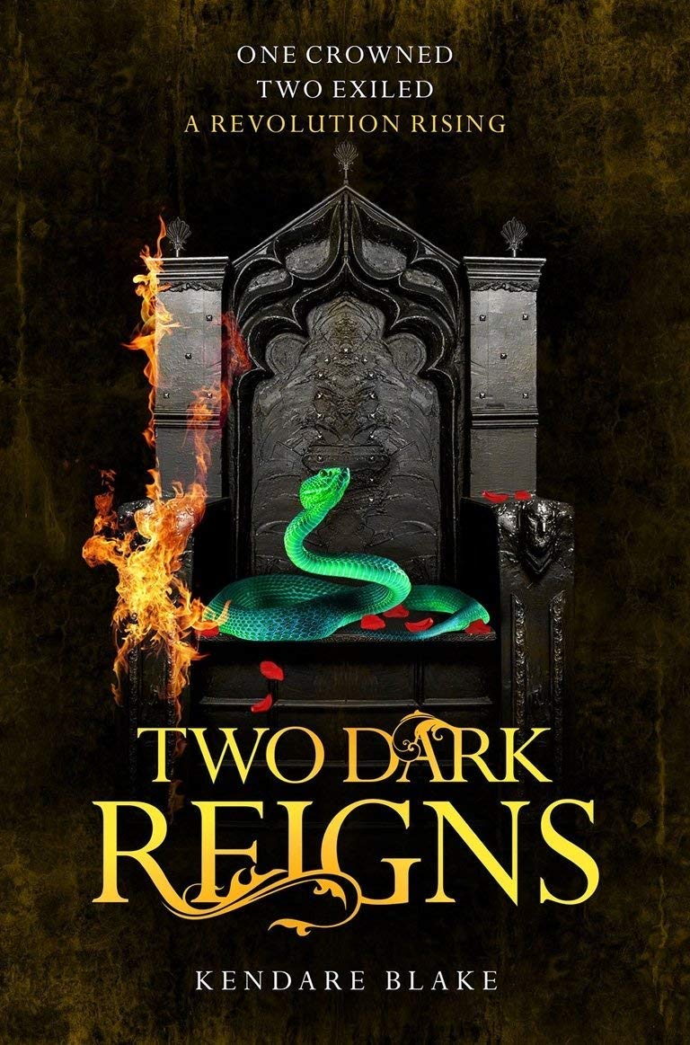 Queens of Fennbirn paperback prequel bind-up cover alongside other titles in the Three Dark Crowns set