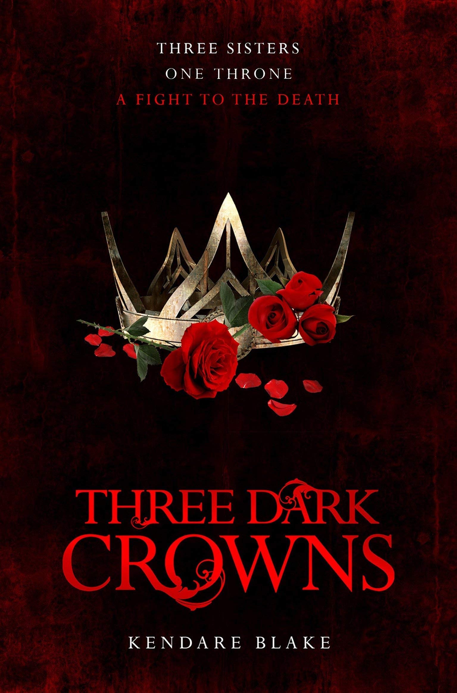 Back cover synopsis view of the Three Dark Crowns paperback series set by Kendare Blake