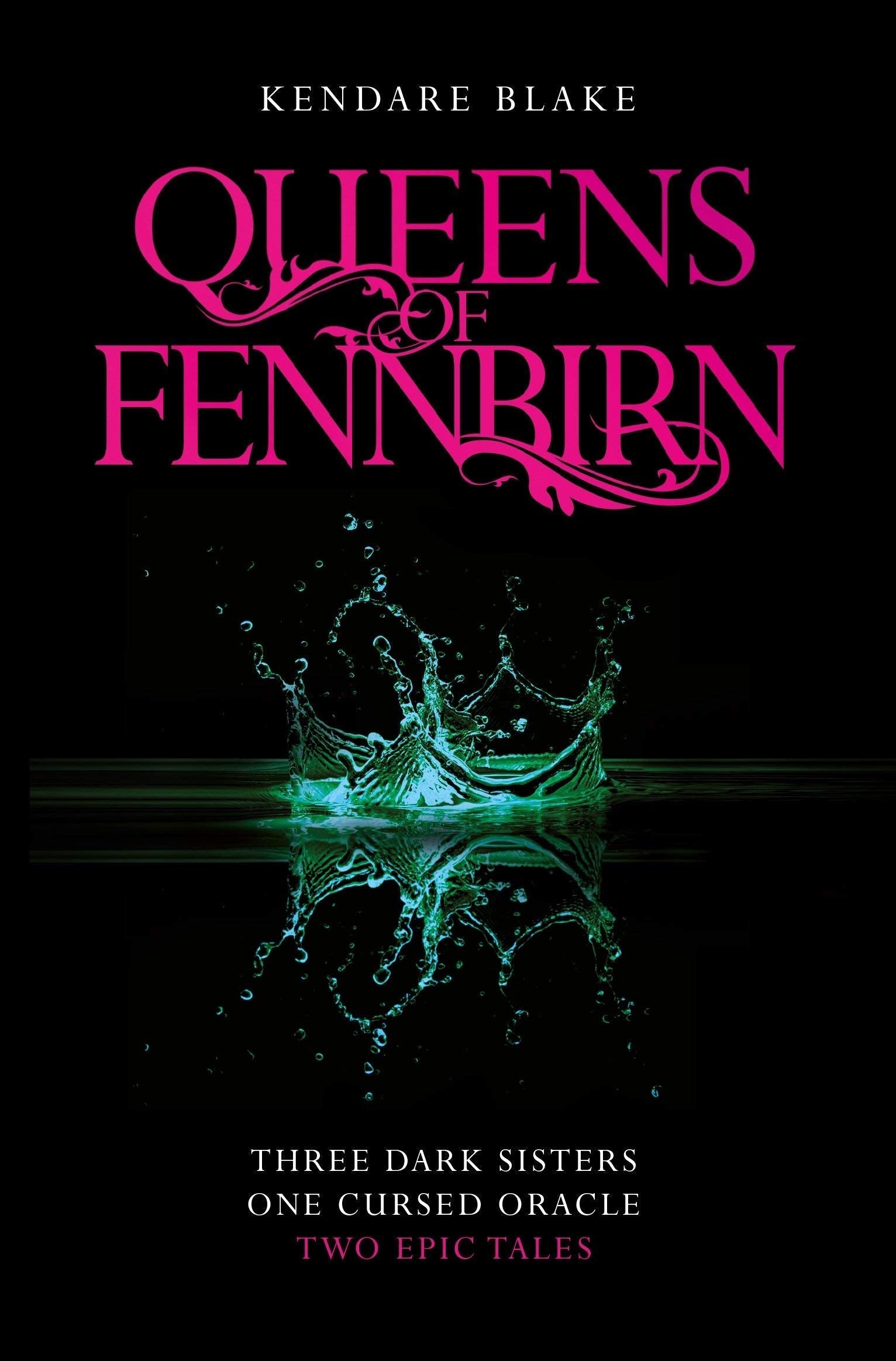 All five Three Dark Crowns paperback books fanned out showing spines and cover artwork