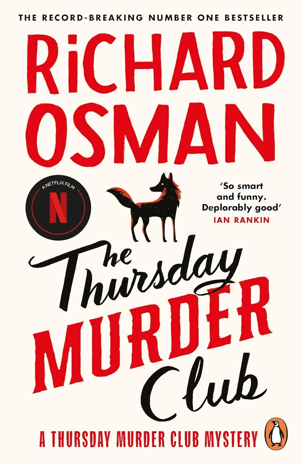 The Thursday Murder Club and The Man Who Died Twice paperback covers by Richard Osman
