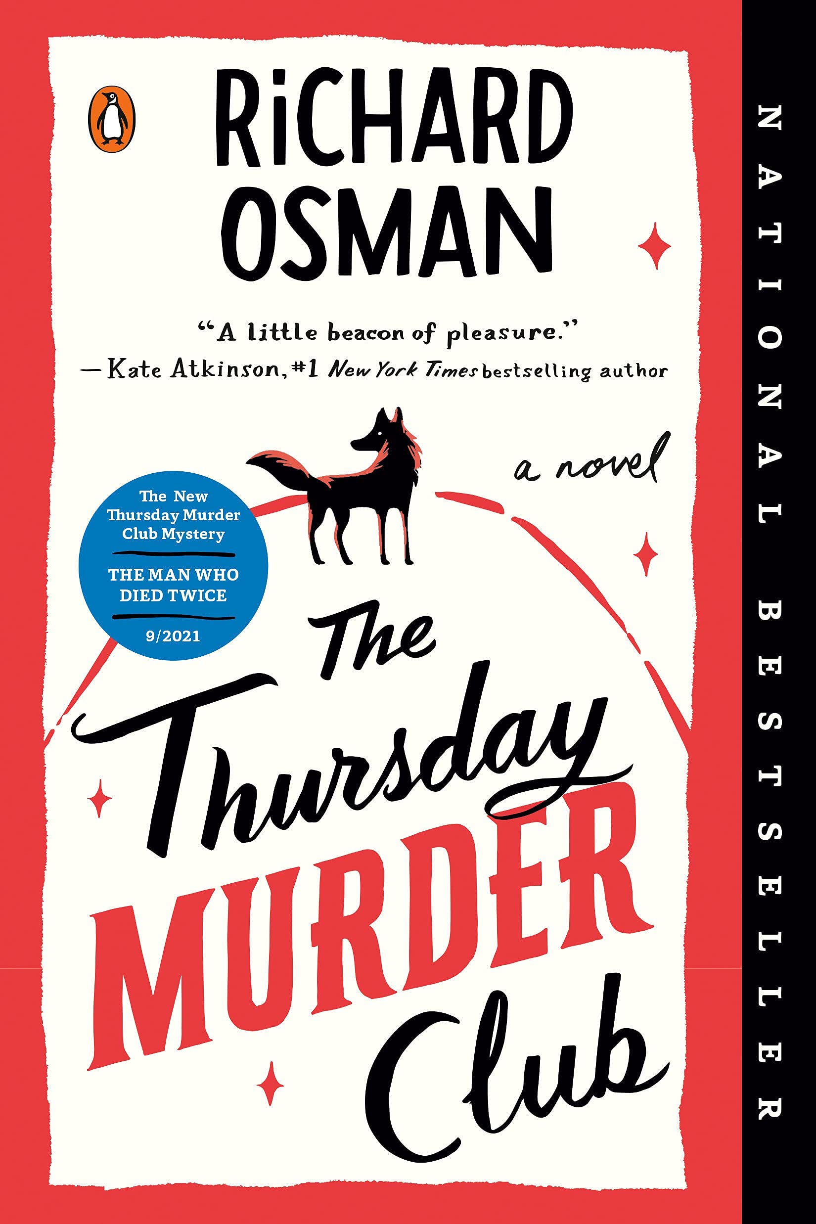 Back covers of the Thursday Murder Club 2-book paperback collection by Richard Osman showing synopsis and reviews