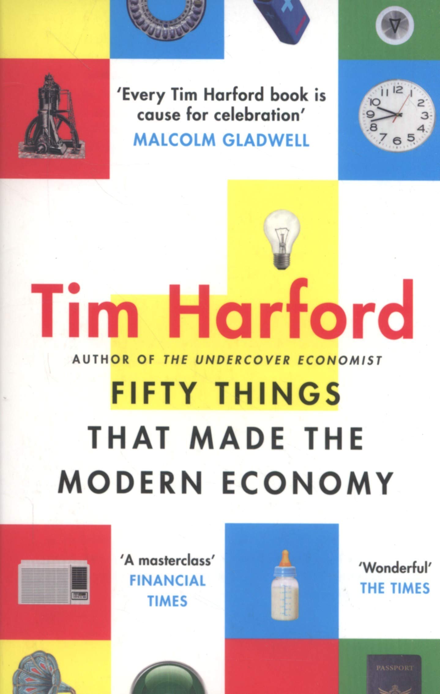 All three Tim Harford paperback books fanned out showing full collection set covers