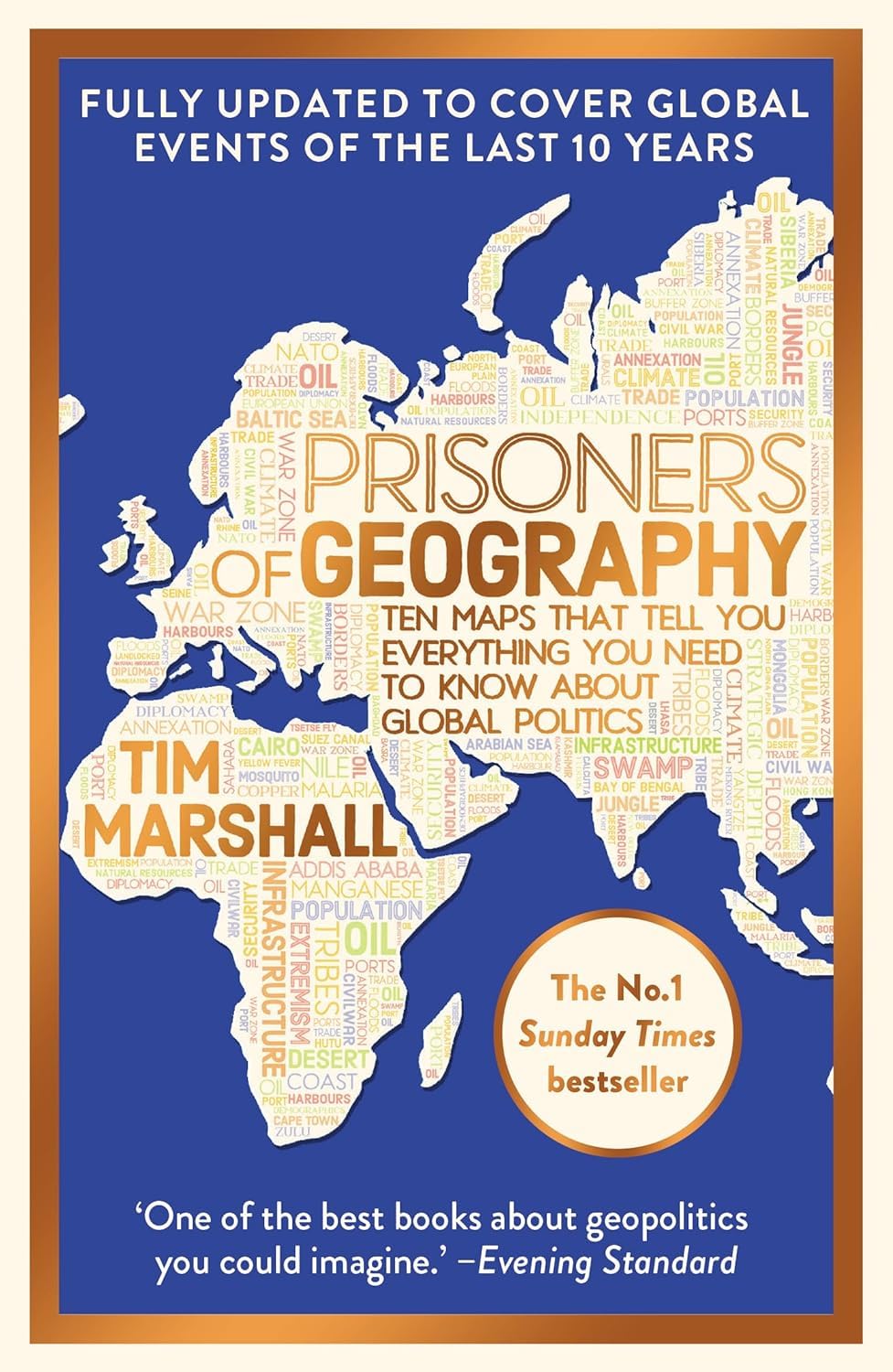 Prisoners of Geography paperback cover by Tim Marshall shown individually from the 2-book set
