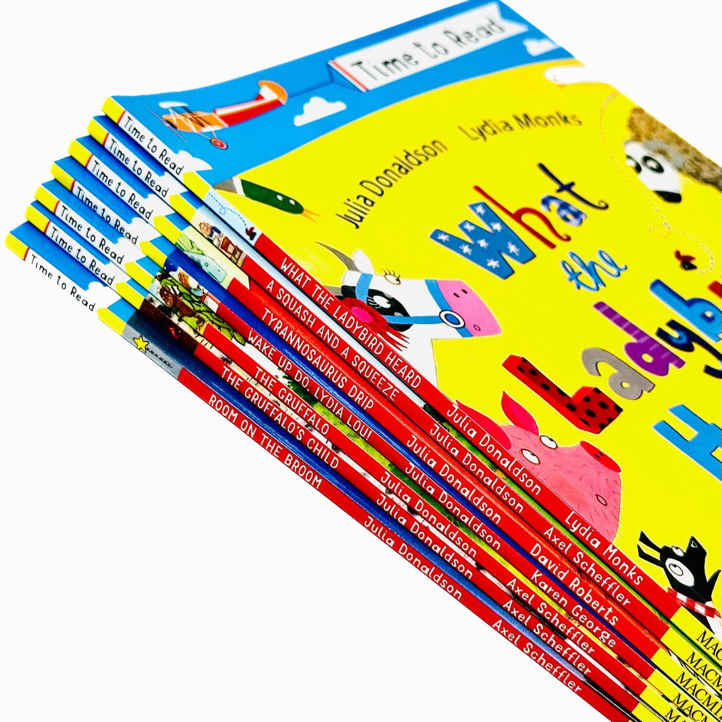 The Gruffalo and The Gruffalo's Child paperback covers from the Time to Read 7 book set