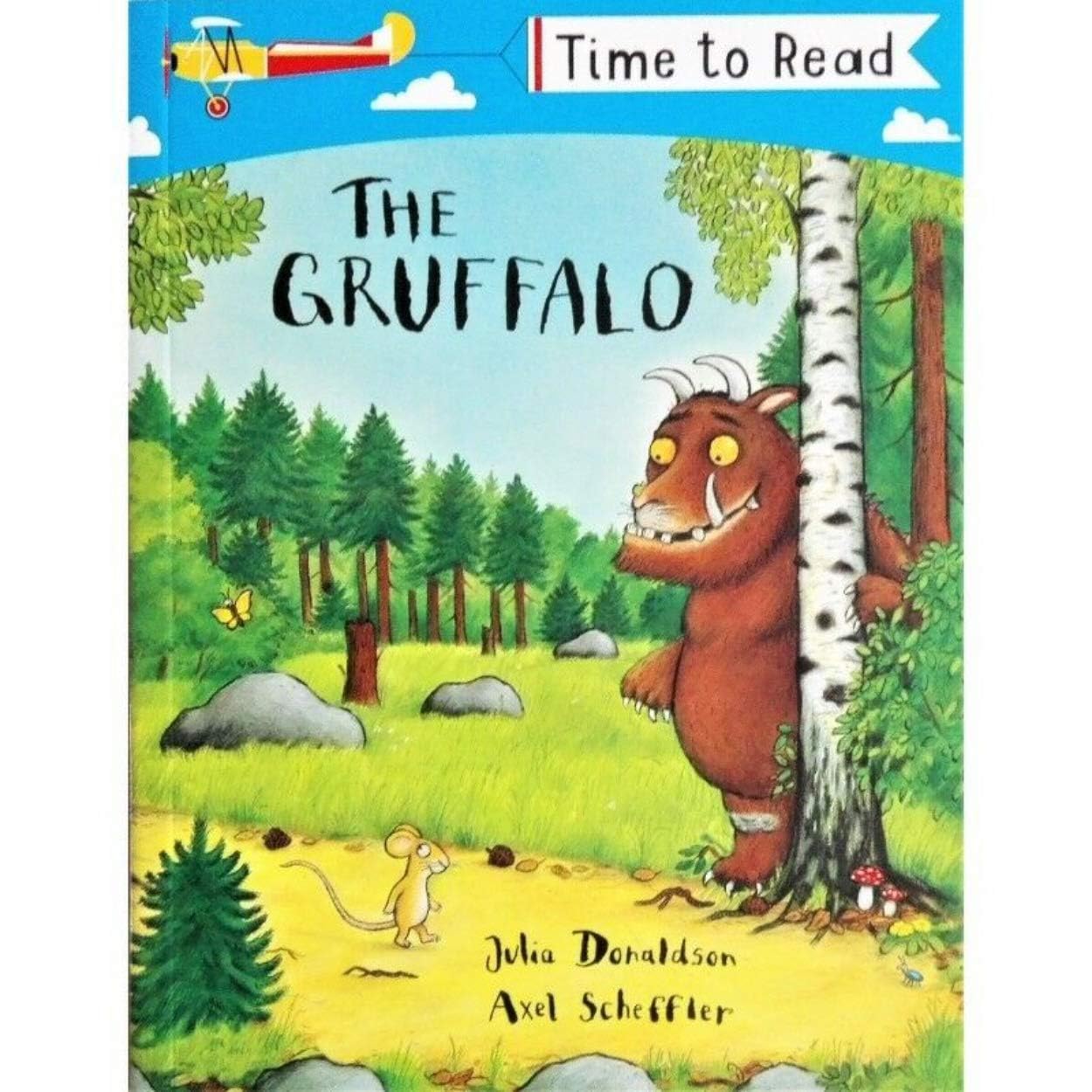 Back covers of the Time to Read Julia Donaldson 7 book paperback collection showing synopses