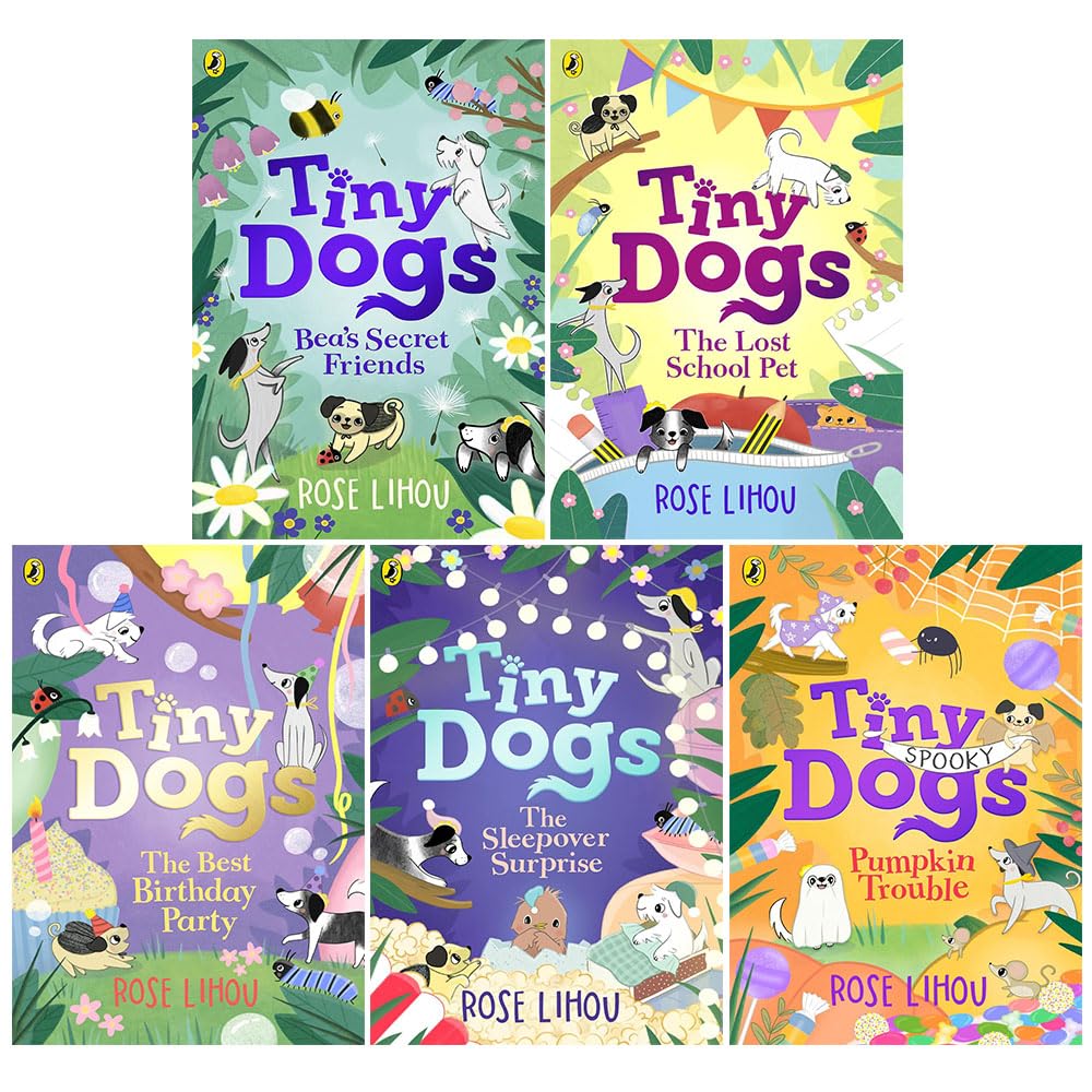 Tiny Dogs Series 1-5 Books Collection Set by Rose Lihou - main paperback cover image