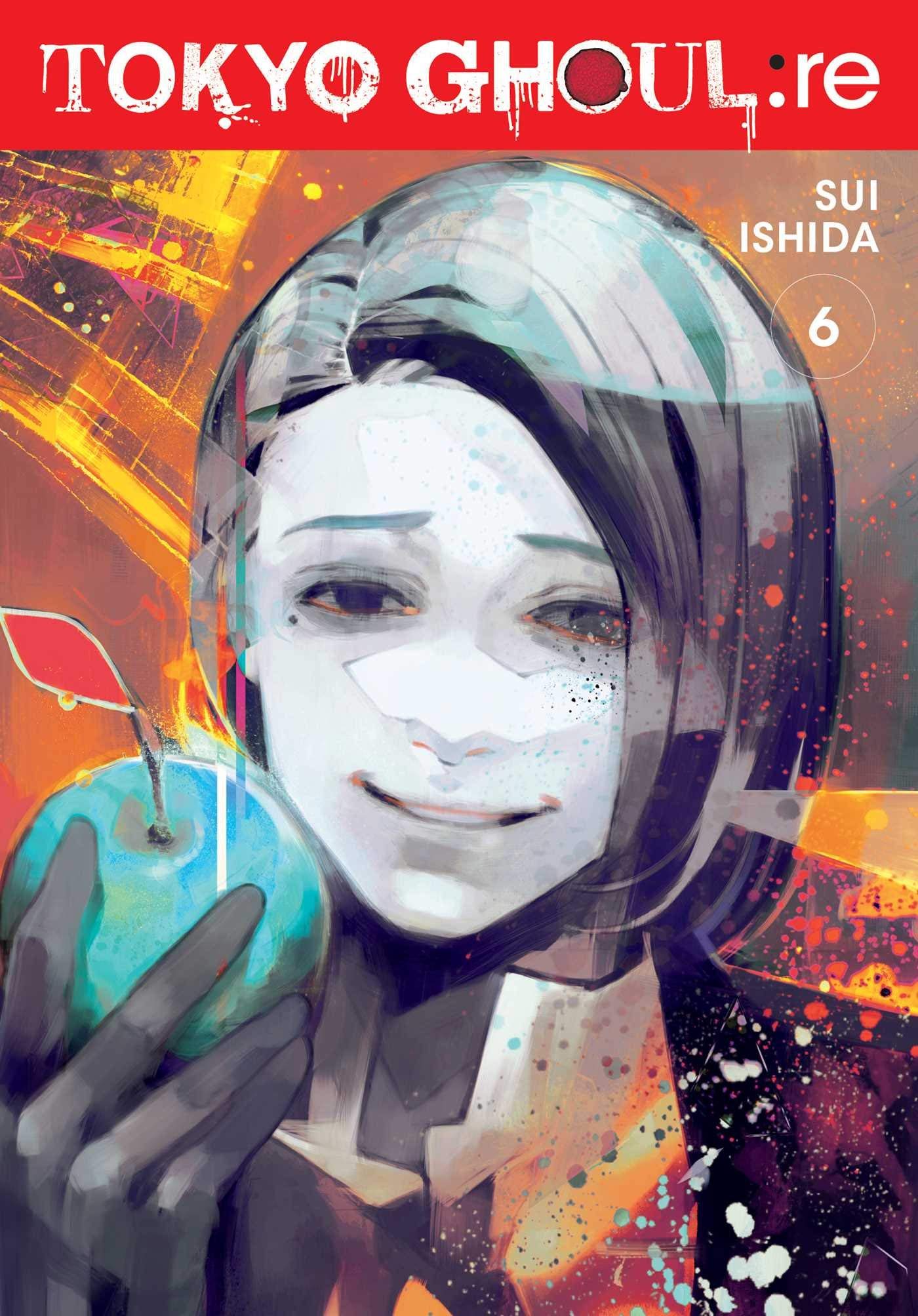 Tokyo Ghoul:re Volume 7 paperback front cover, part of the 5-book Sui Ishida manga collection