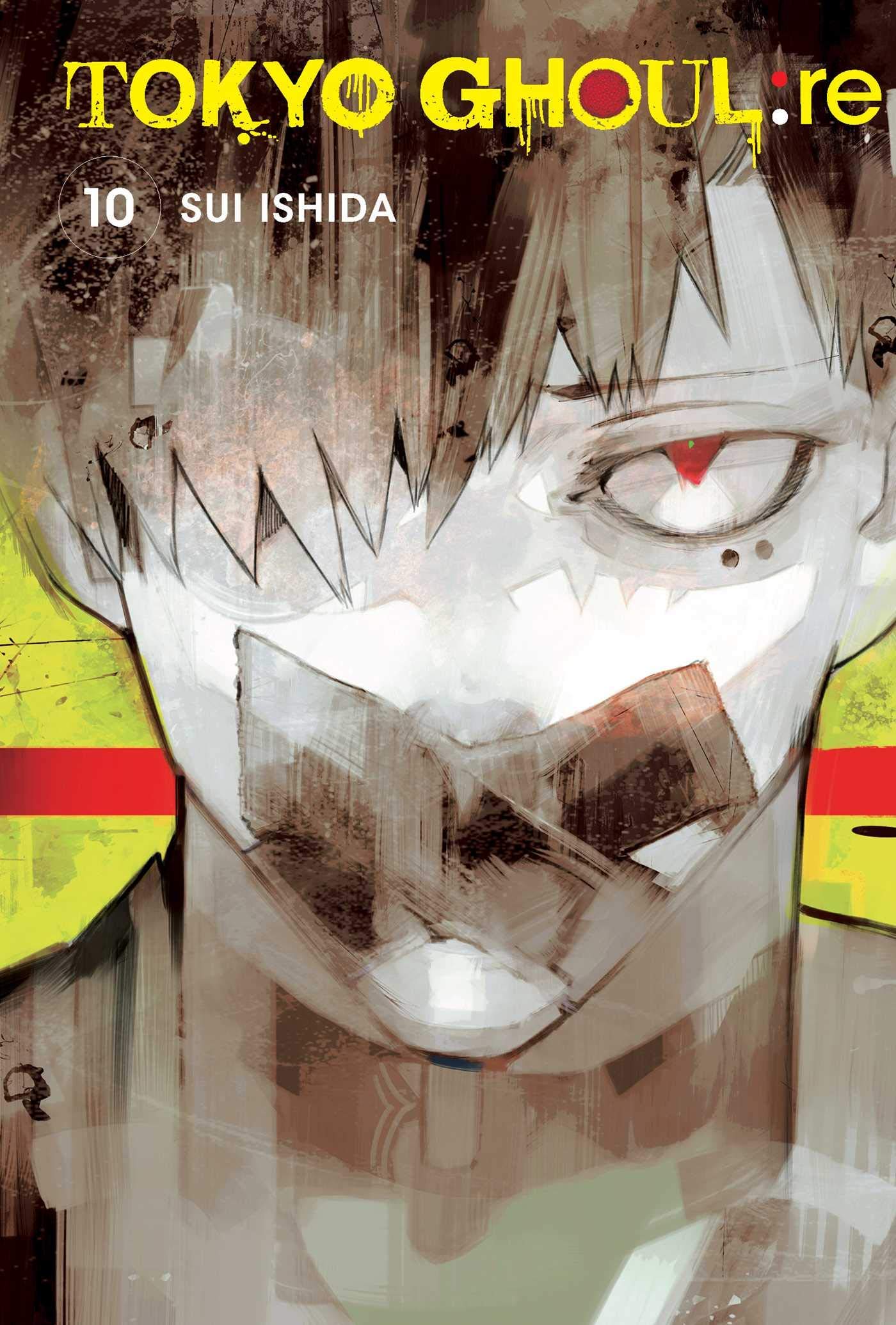 All five Tokyo Ghoul:re paperback volumes 6-10 by Sui Ishida shown together as a complete set