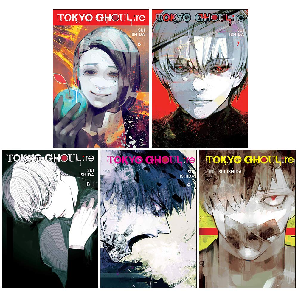 Tokyo Ghoul:re Volumes 6-10 by Sui Ishida paperback 5-book set, front cover of Volume 6