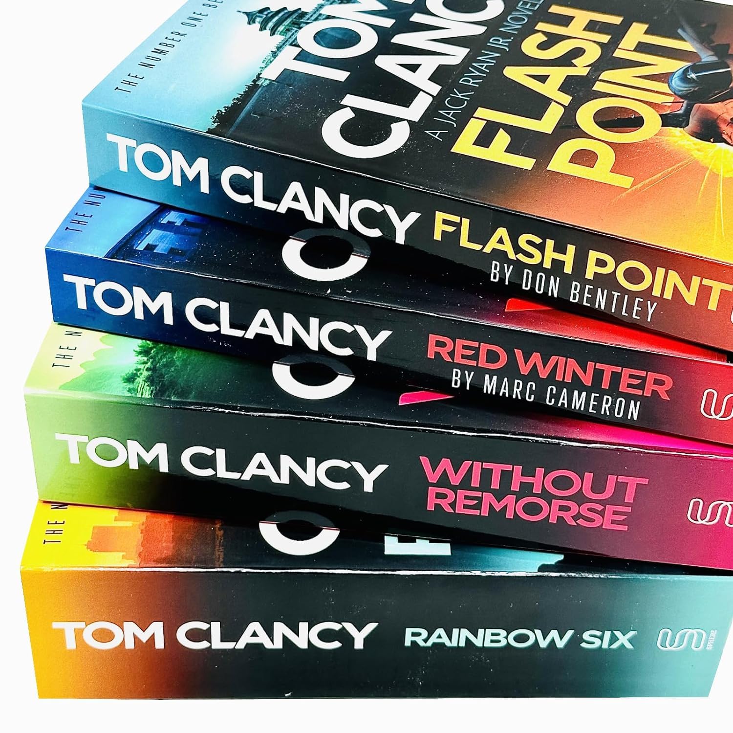 Tom Clancy 4 Books Collection Set, Paperback - front cover of Without Remorse by Tom Clancy
