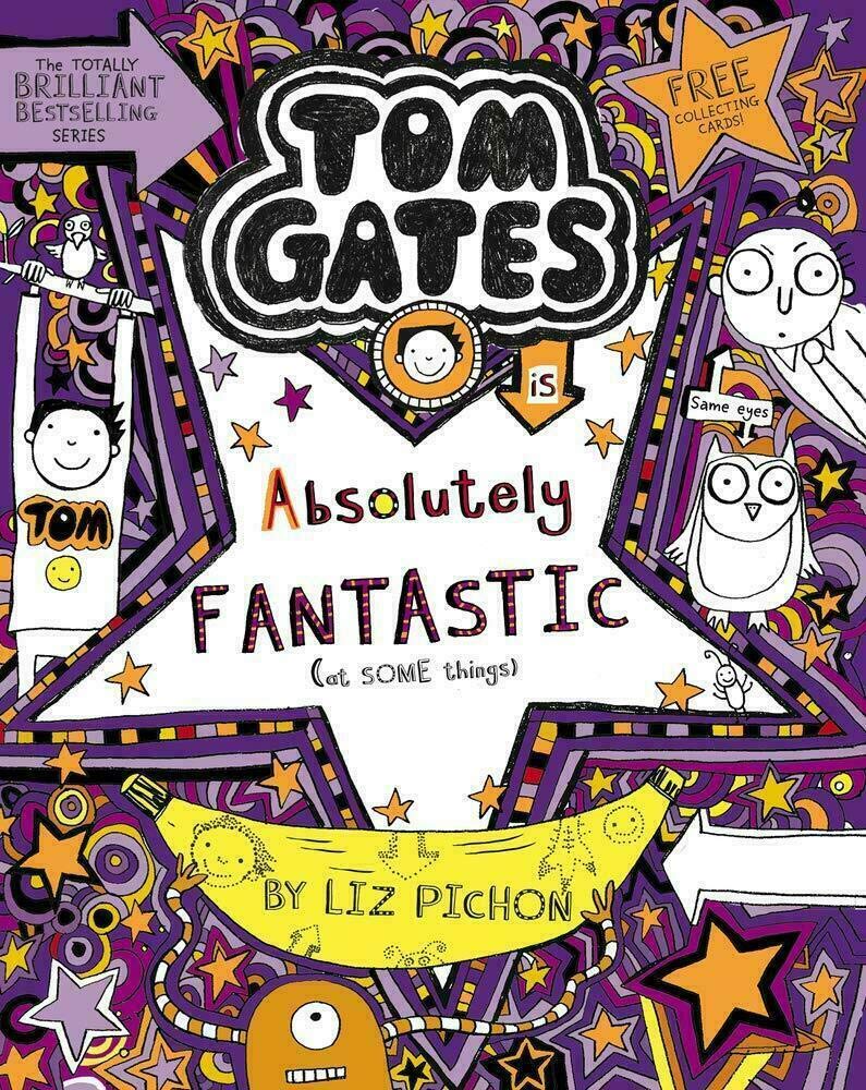 Stacked view of all 5 Tom Gates paperback titles included in this collection set