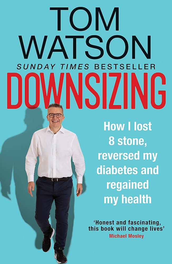 Tom Watson 2 book paperback collection set, Lose Weight 4 Life and Downsizing shown together