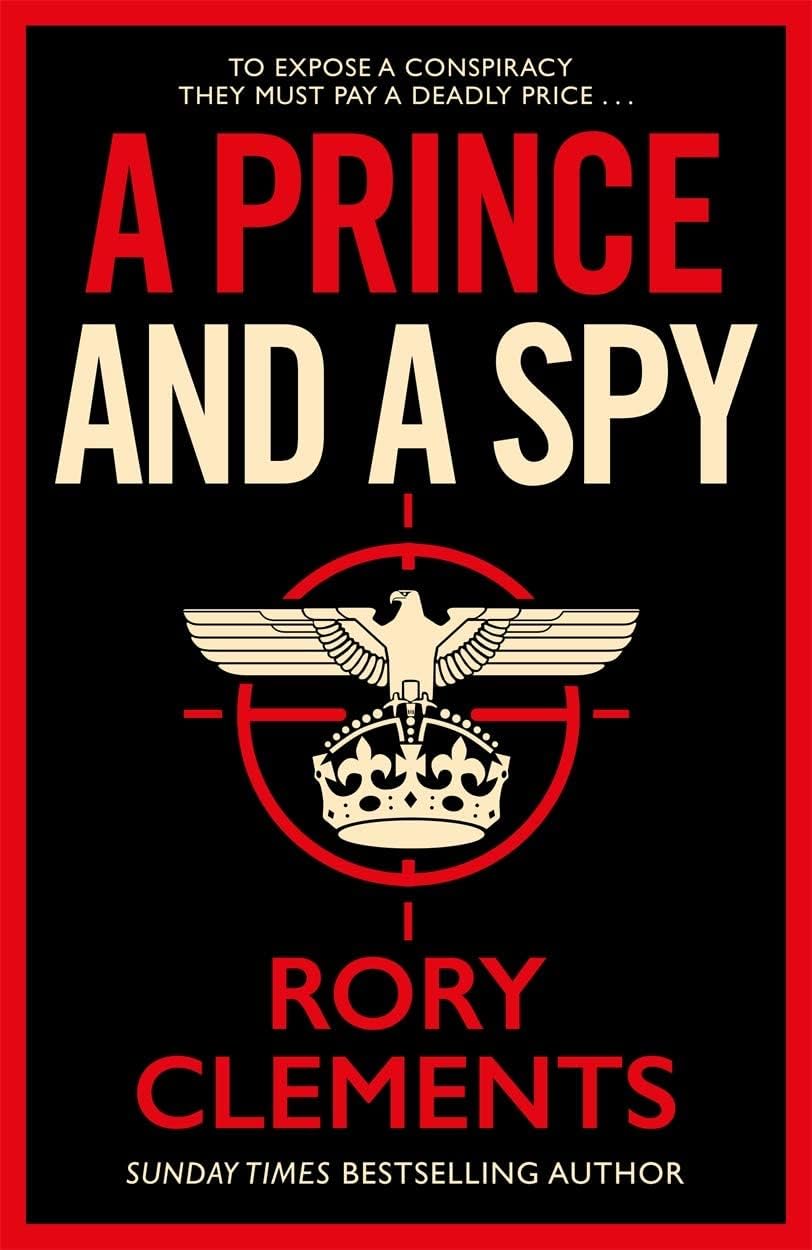 Tom Wilde books fanned out highlighting individual covers including Hitler's Secret and A Prince and a Spy