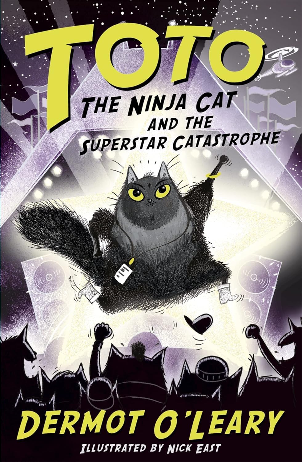 Toto the Ninja Cat and the Mystery Jewel Thief paperback front cover, book 4 in the series