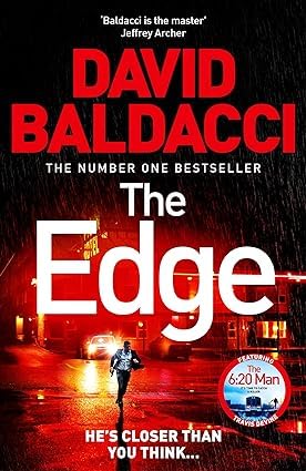 The 6:20 Man and The Edge paperback books shown together, Travis Devine series set