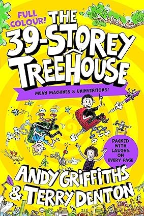 The 26-Storey Treehouse Colour Edition paperback front cover by Andy Griffiths and Terry Denton