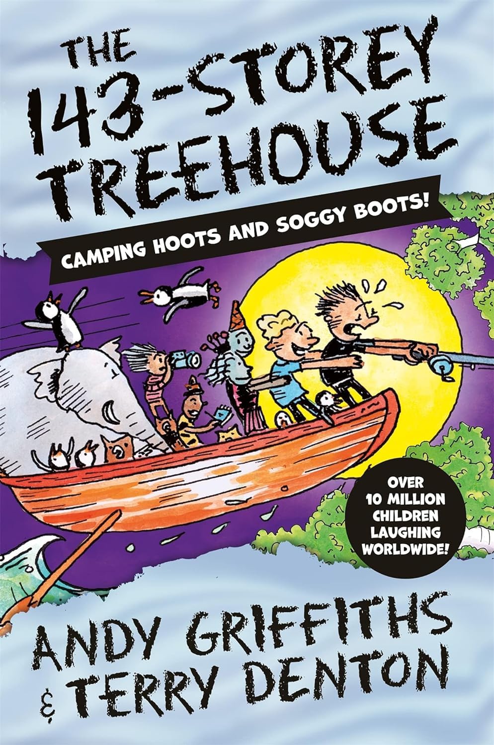 Final image of the complete Treehouse Series paperback box set by Andy Griffiths, ready for gifting.