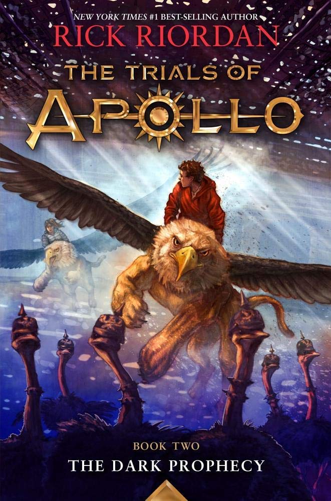 The Trials of Apollo Series & Camp Half-Blood Confidential 5-book paperback collection by Rick Riordan - spines of all 5 paperbacks fanned out