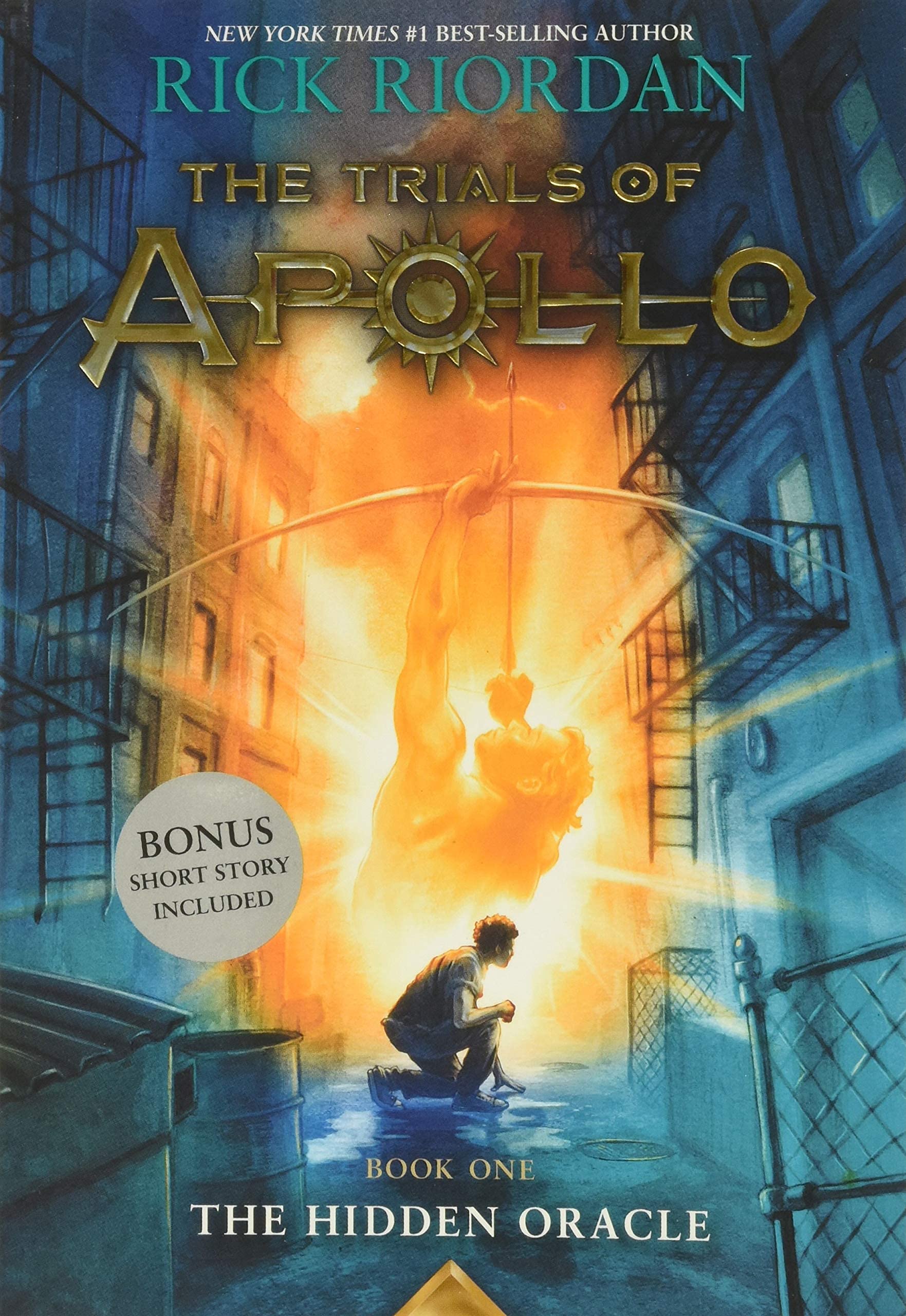 The Trials of Apollo Series & Camp Half-Blood Confidential 5-book paperback collection by Rick Riordan - inside page spread sample