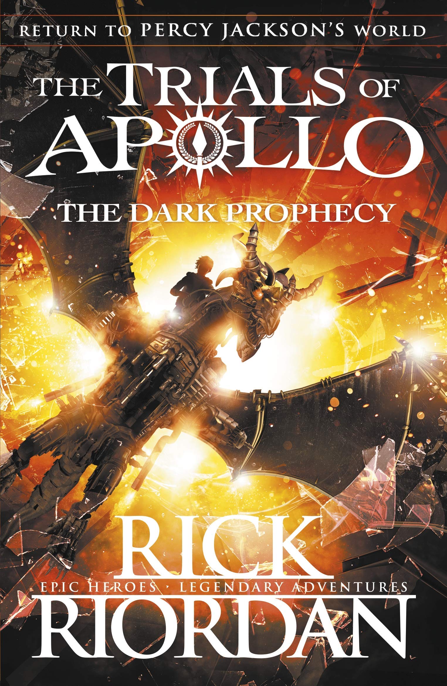All six paperback titles fanned out showing The Dark Prophecy, Hidden Oracle, Burning Maze, Hammer of Thor, Sword of Summer, and Ship of the Dead